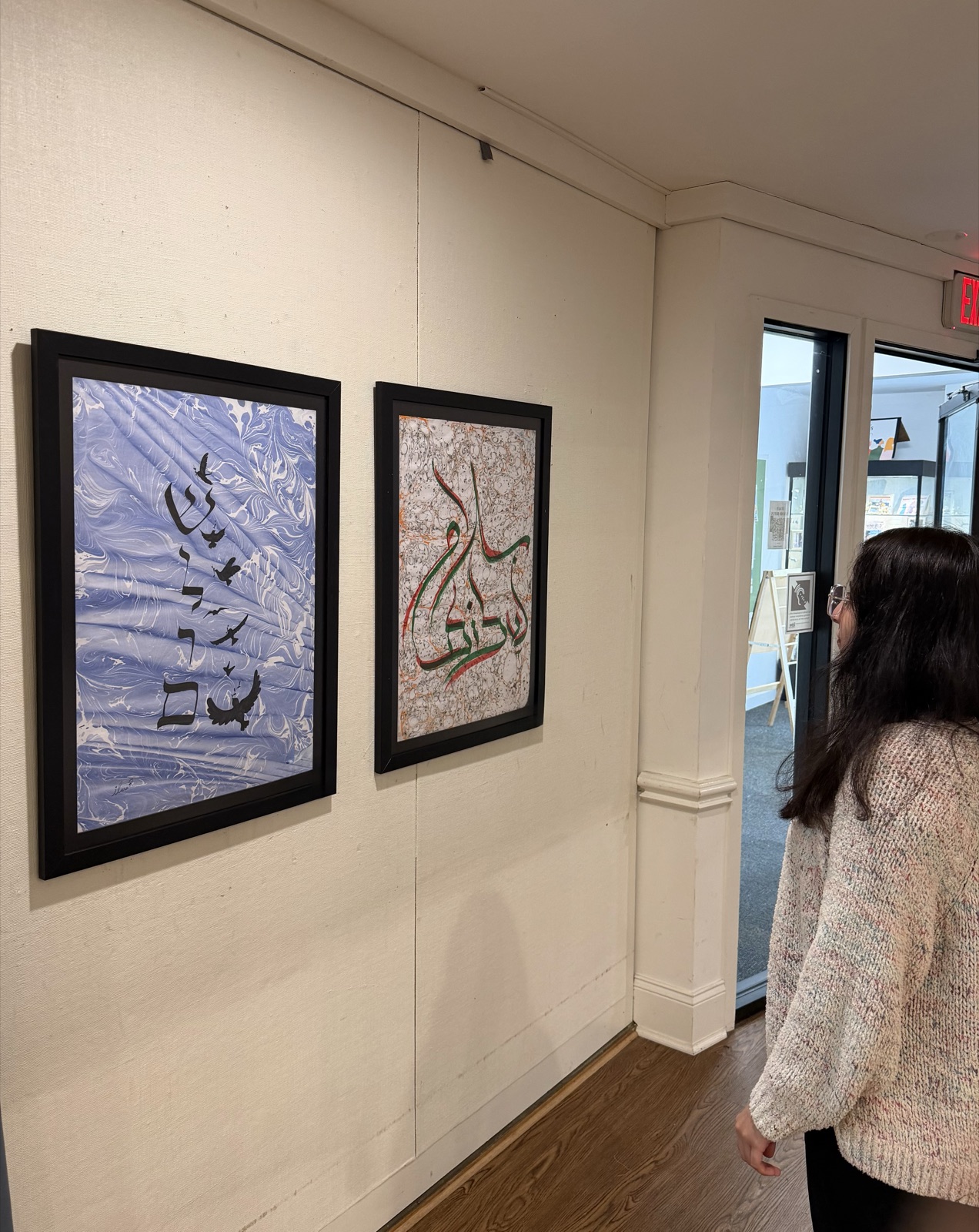 One Word Peace - Long Island exhibition, Locust Valley Library Gallery
